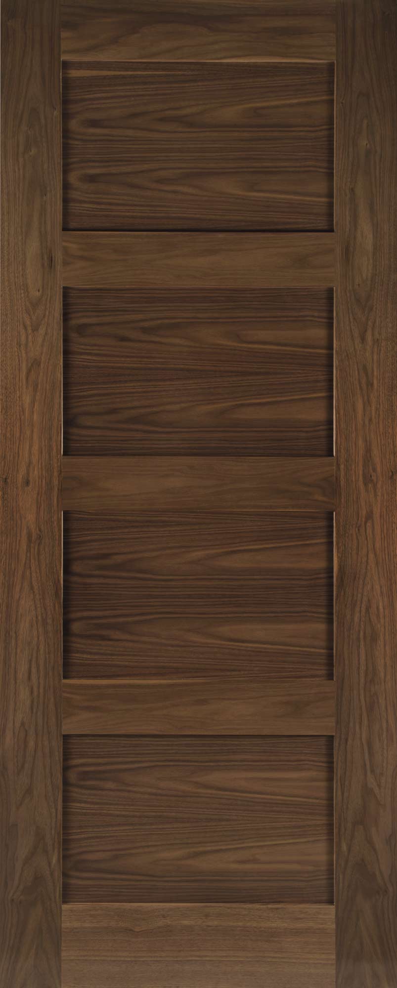 Pre-Assembled Walnut Coventry Fire Door Set Pre-finished FSC