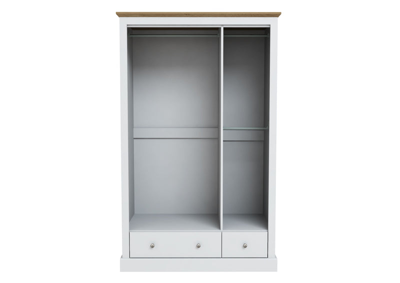 LPD Devon 3 Door 2 Drawer Wardrobe