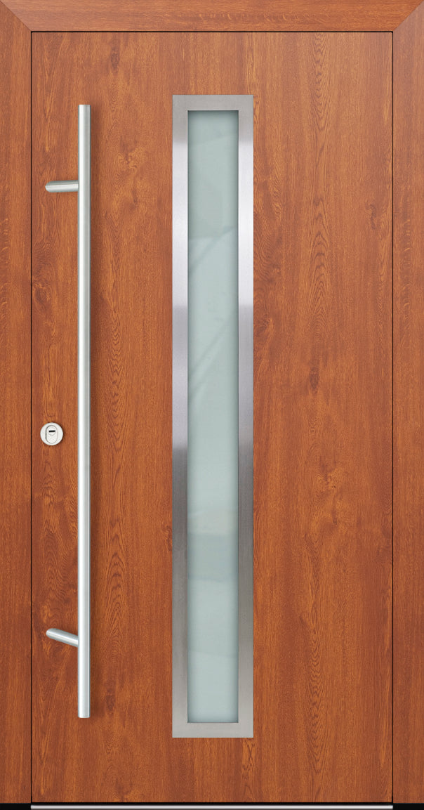 Turenwerke DS92 Design 01 Aluminium Door - Golden Oak