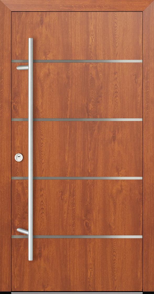 Turenwerke DS92 Design 02 Aluminium Door - Golden Oak
