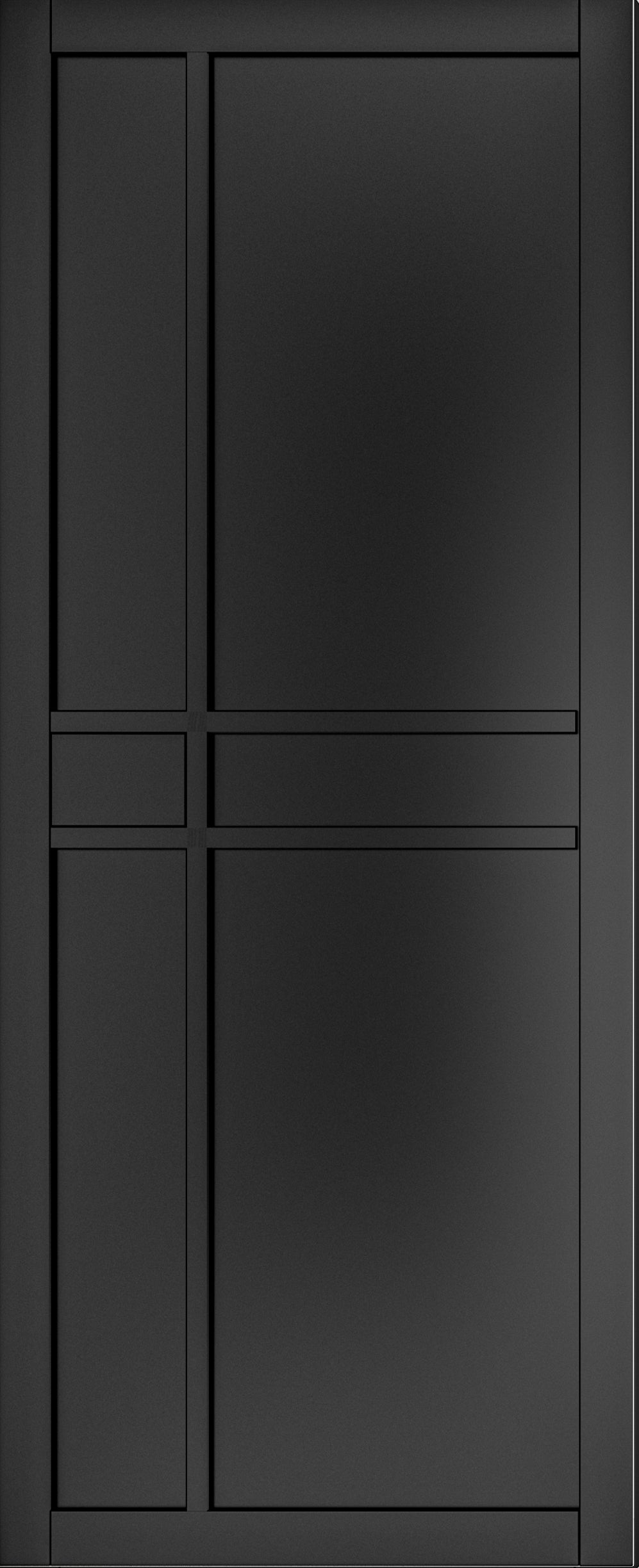 Dalston Black Prefinished Door Kit