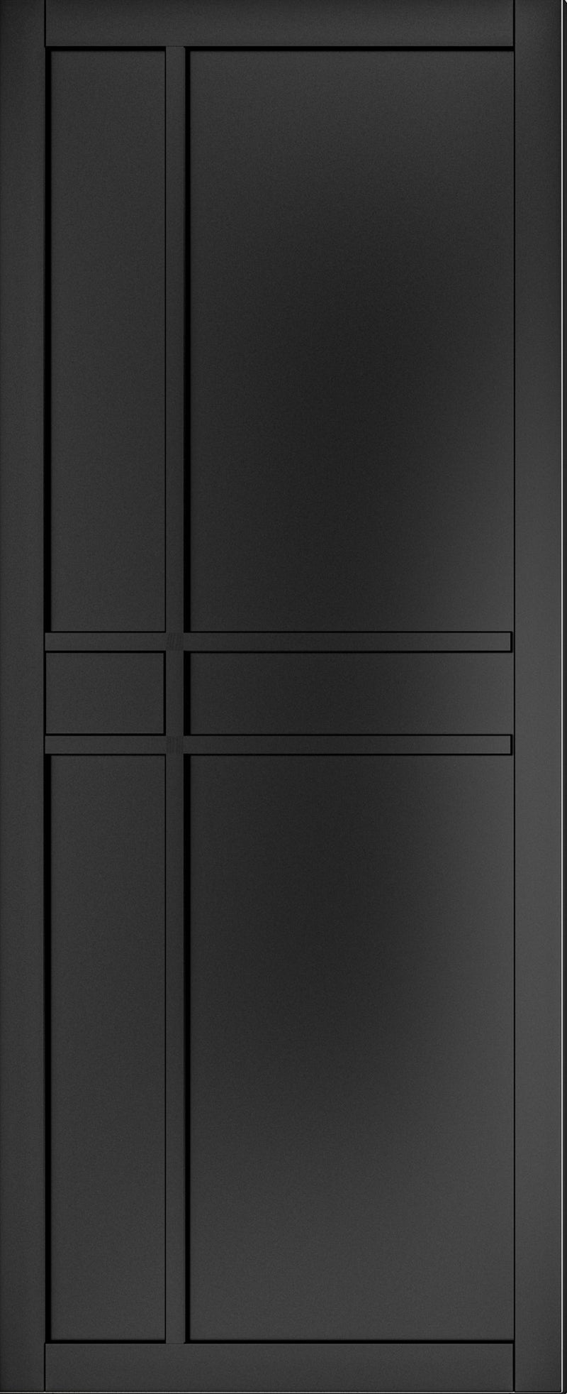 Dalston Black Prefinished Door Kit