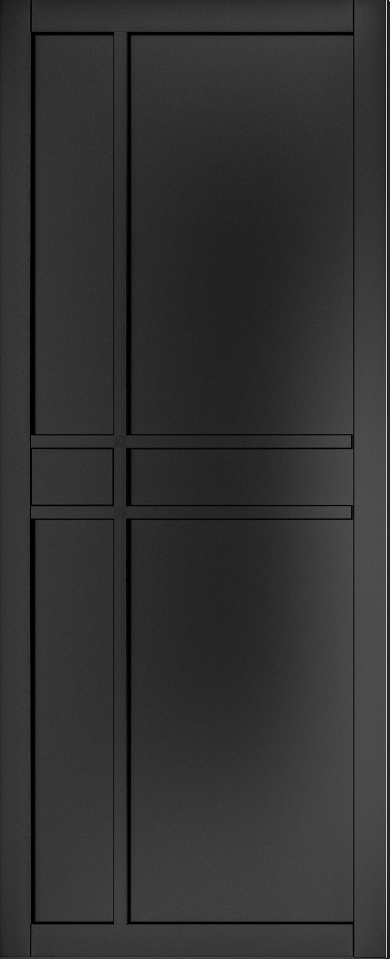Dalston Black Prefinished Door Kit