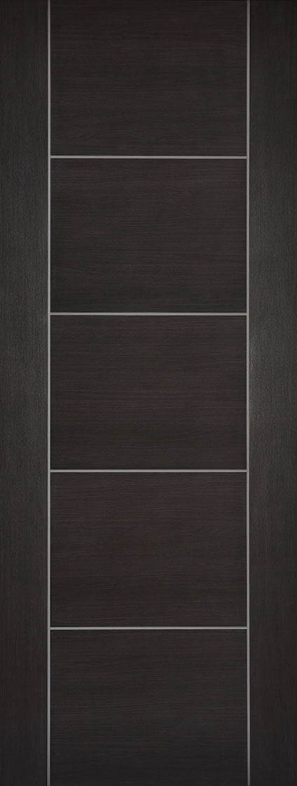 LPD Dark Grey Laminate Vancouver 5P Fire Door
