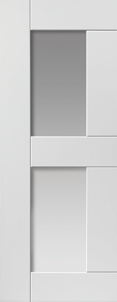 Internal door JB Kind White Primed Eccentro Glazed