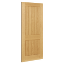 Deanta Oak Ely Pre-Finished 2 Panel FD30 Fire Door - FSC