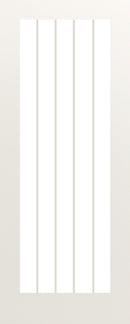 Pre-Assembled Ely White Primed Glazed (1L Full) Door Set