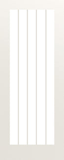 Deanta Ely White Primed Glazed (1L Full)  Internal door