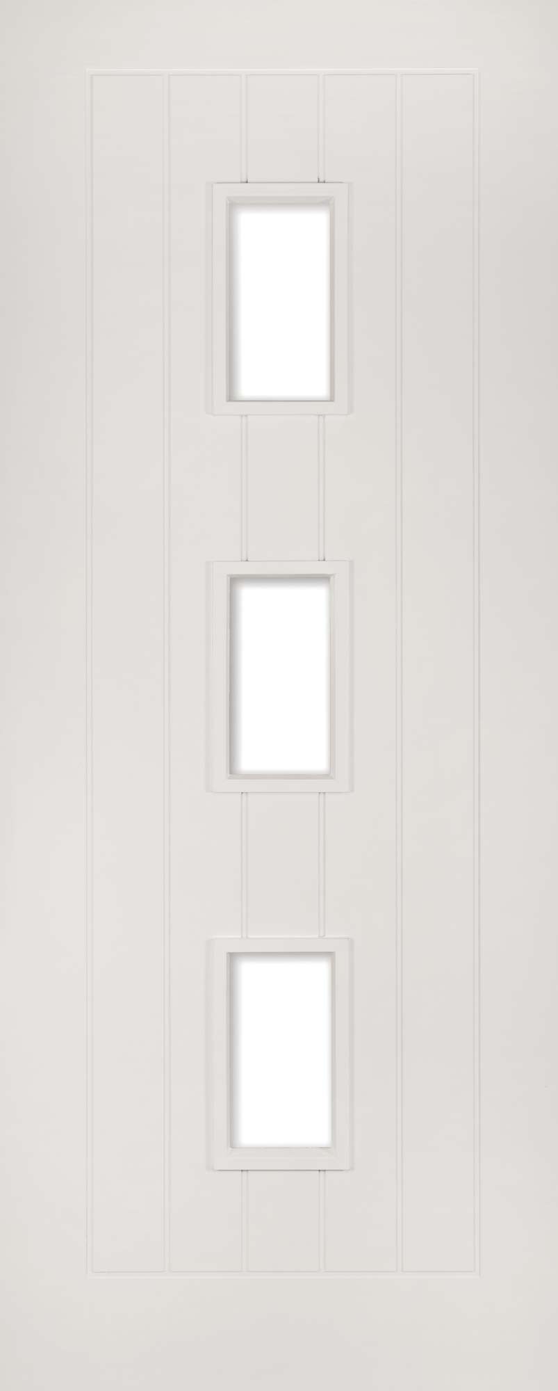 Deanta White Primed Ely Clear Glazed