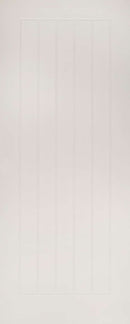 elyLPD Black Primed Chelsea 4L Clear Glazed internal door