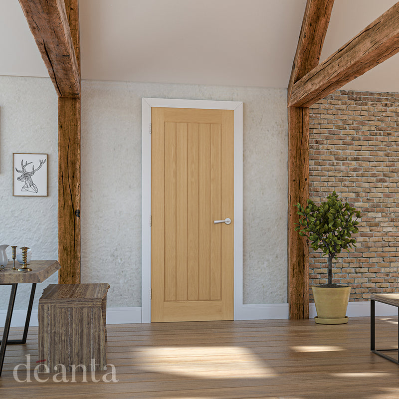 Deanta Oak Ely Pre-Finished Internal door