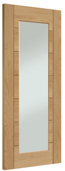 XL Joinery Internal Oak Essential Palermo 1 Light with Clear Glass