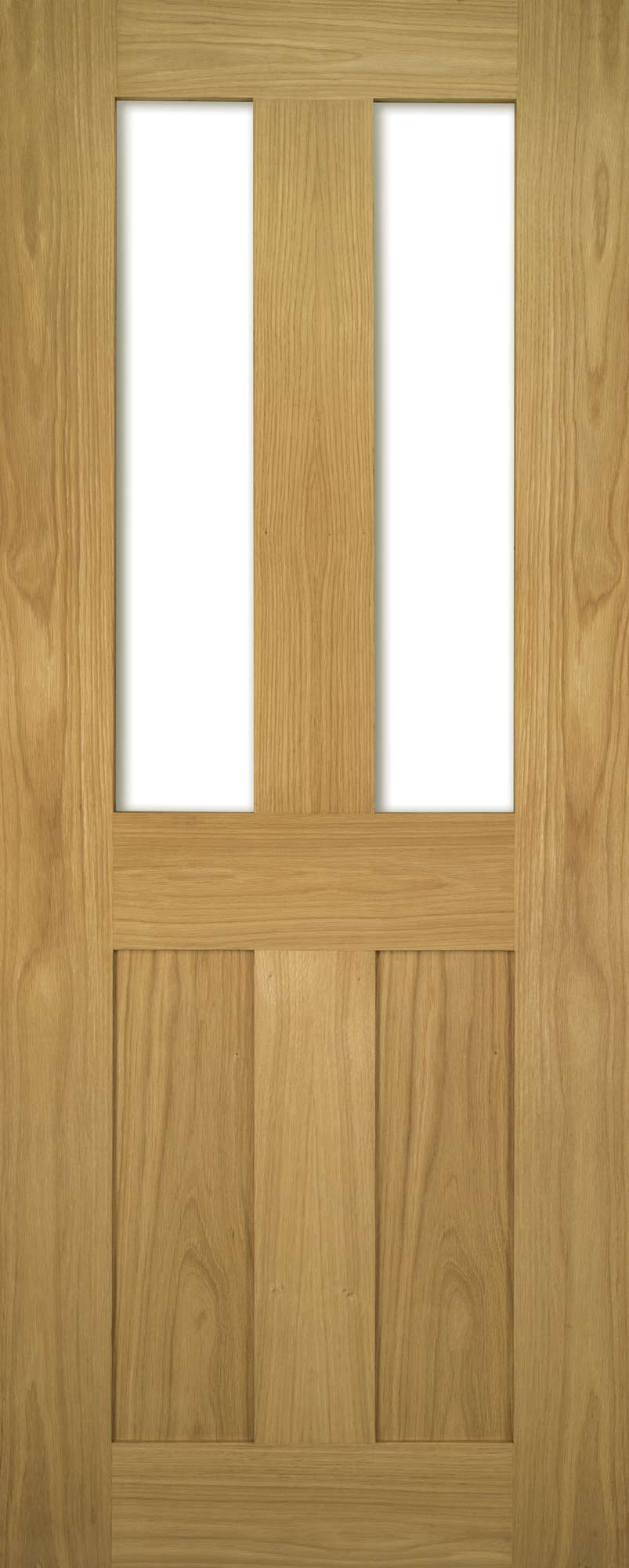 Pre-Assembled Unfinished Oak Eton Glazed Door Set