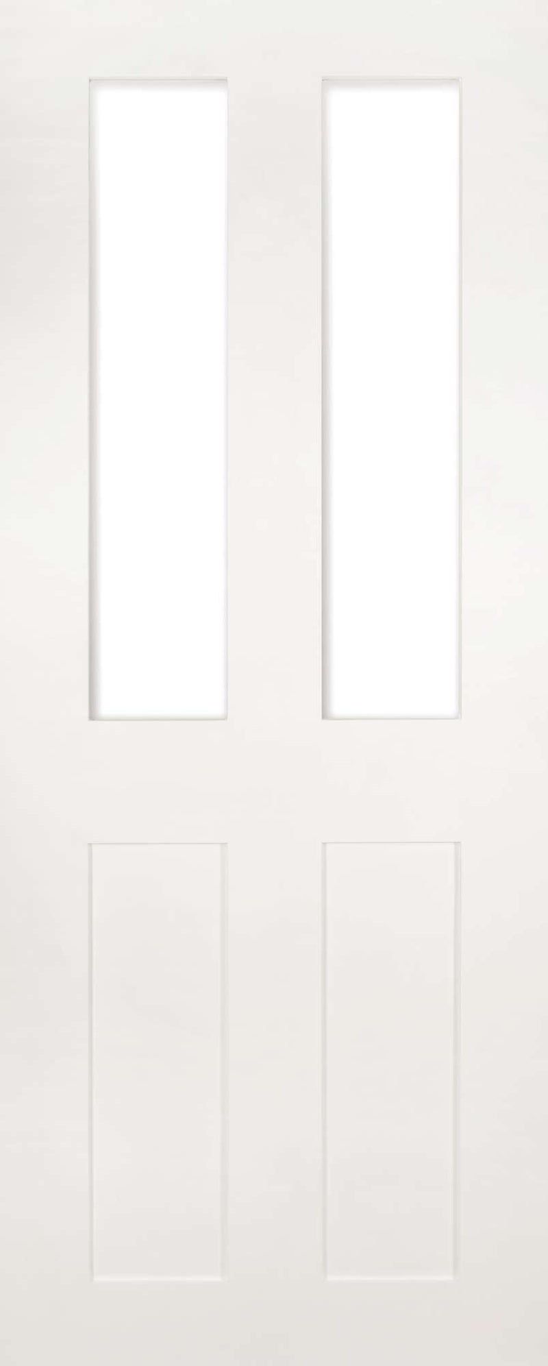 Deanta White Primed Eton Clear Glazed Internal door