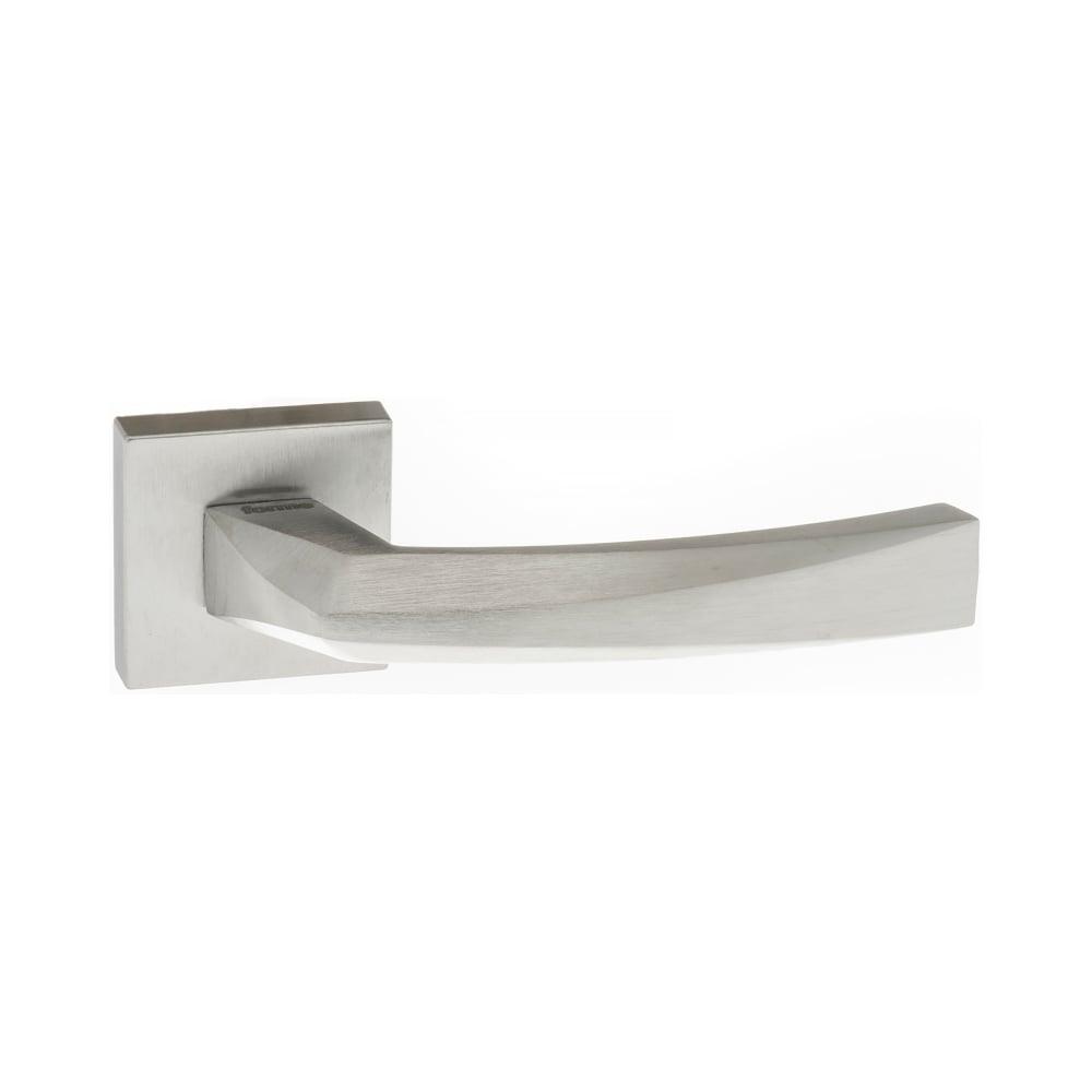 Atlantic Forme Crystal on Square Rose (Satin Chrome) - Door Supplies Online