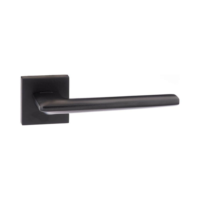 Atlantic Forme Boston on Square Rose (Matt Black) - Door Supplies Online