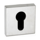 Atlantic Forme Square Euro Escutcheon (Satin Chrome)