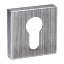 Atlantic Forme Square Euro Escutcheon (Urban Graphite)