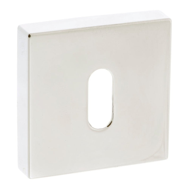 Atlantic Forme Square Key Escutcheon (Polished Nickel)