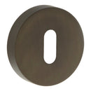 Atlantic Forme Round Key Escutcheon (Urban Dark Bronze)