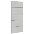 Deanta Flush Light Grey Ash Horizontal Inlay FD60 Internal door