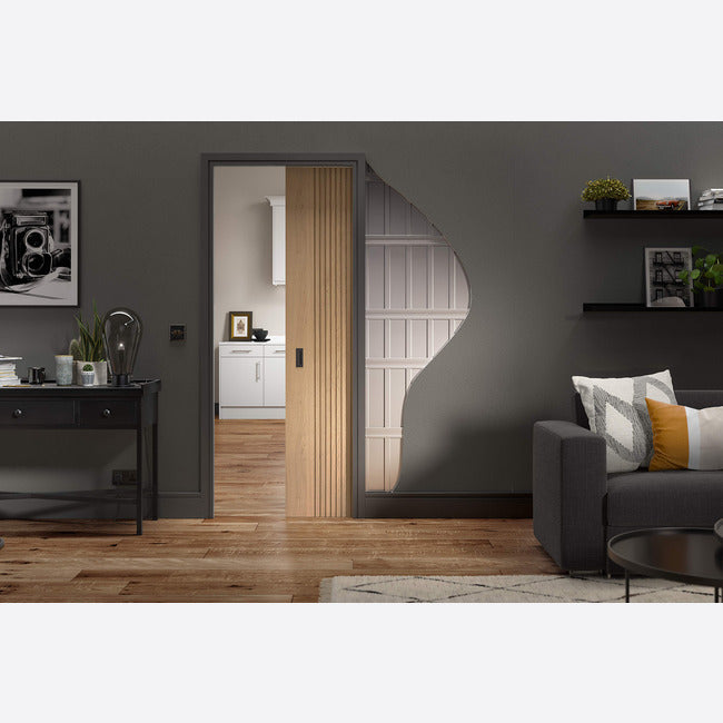 LPD Flusso Pre-Assembled Double Pocket Door Set