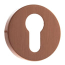 Atlantic Forme Round Euro Escutcheon (Urban Satin Copper) - Door Supplies Online