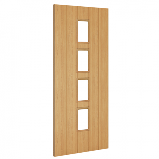 Pre-Assembled Oak Galway Glazed Door Set