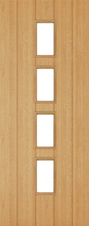 Unfinished Oak Galway Glazed Door Kit