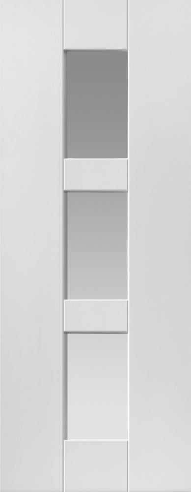 Internal door JB Kind White Primed Geo Glazed