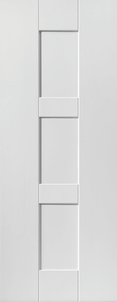 JB Kind White Primed Geo Fire Door