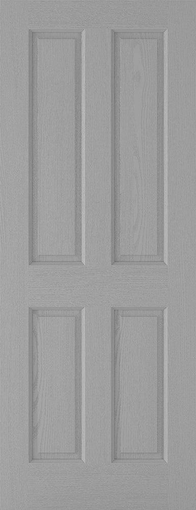 LPD Grey Moulded Textured 4P Firedoor Internal door
