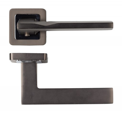 Deanta Hadrian Bathroom Latch Kit (Matt Satin Black)