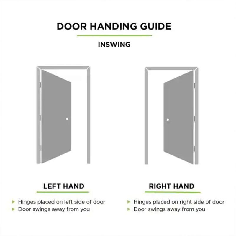 Pre-Assembled White Primed Rochester Glazed Door Set