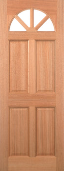 External Door LPD Hardwood Carolina 4P M&T Unglazed