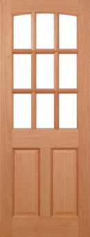 External Door LPD Hardwood Georgia Unglazed Doweled