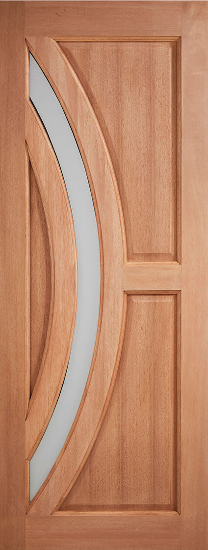 External Door LPD Harrow Frosted Glazed
