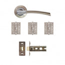 Deanta Hera Latch Kit - Satin Nickel Chrome