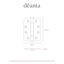 Deanta Satin Hinges