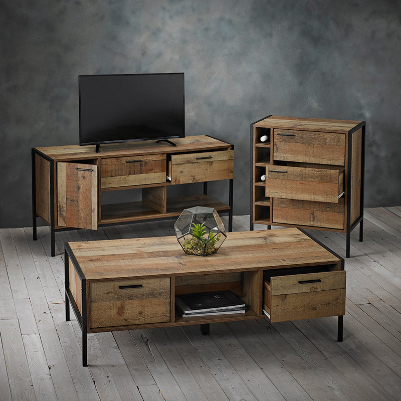 LPD Hoxton Coffee Table With Drawers