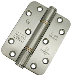 Insignia Series Hinges Radius Corner (Satin Stainless Steel)