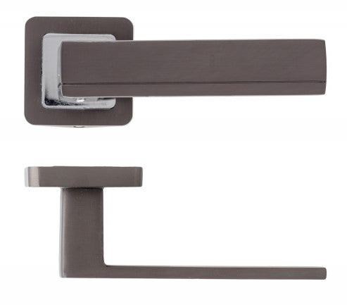 Deanta Invictus Bathroom Latch Kit (Matt Black Satin)