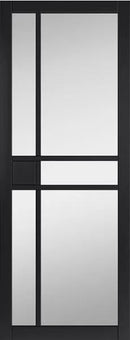 JB Kind City Black Clear Glass Internal door