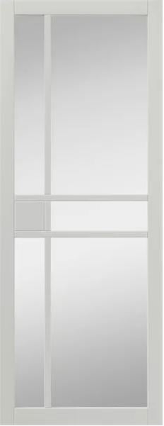 JB Kind City White Clear Glass Internal door