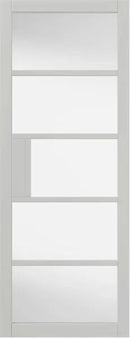 JB Kind Metro White Clear GlassI nternal door