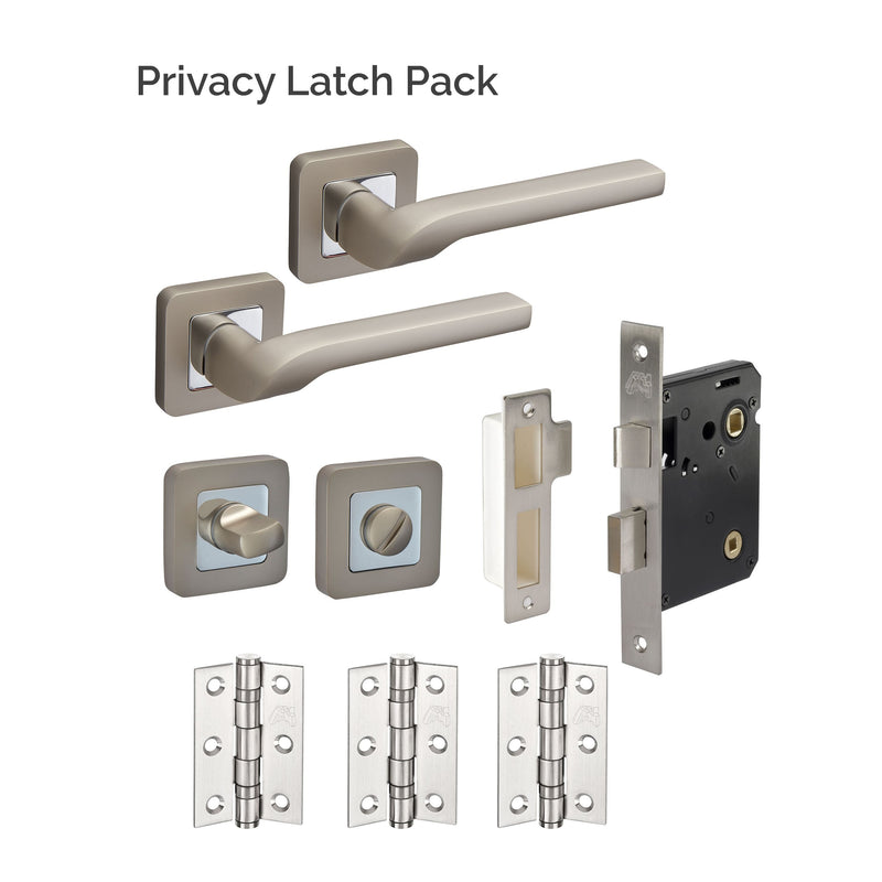 JB Kind Austin Light Grey Privacy Latch Pack