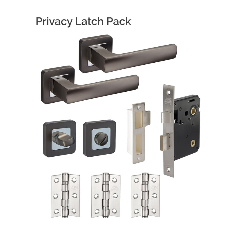 JB Kind Denver Dark Grey Privacy Latch Pack