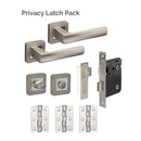 JB Kind Denver Light Grey Privacy Latch Pack