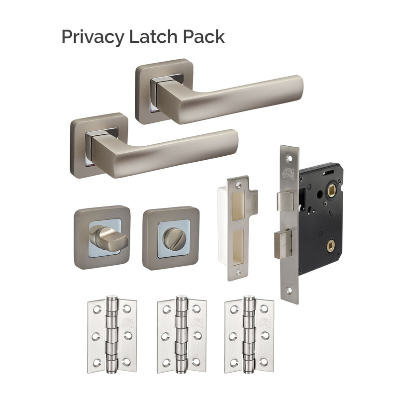 JB Kind Denver Light Grey Privacy Latch Pack