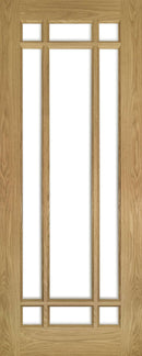 Pre-Assembled Unfinished Oak Kerry Glazed Door Set